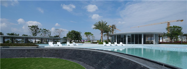 海南龍嶺清水灣IN+直播小鎮項目園林景觀設計