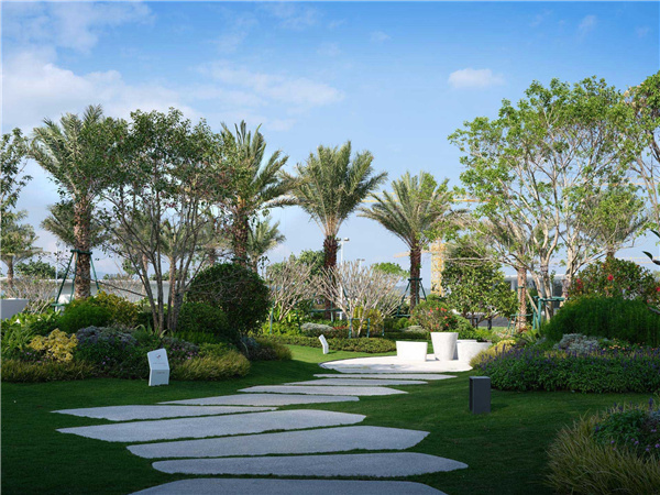 海南龍嶺清水灣IN+直播小鎮項目園林景觀設計