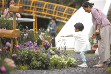 廣州園博會展品為公園添新景