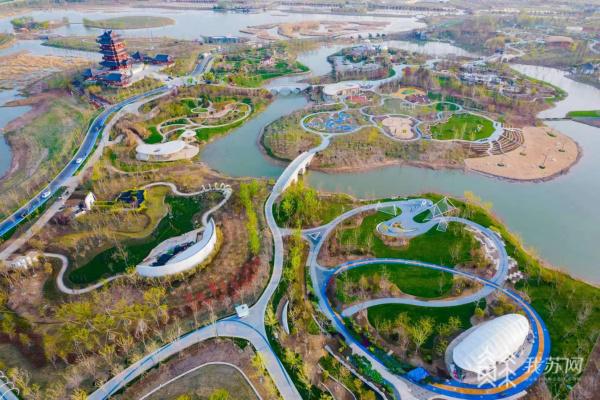 第十二屆江蘇省園藝博覽會將于26日開幕 記者提前探園