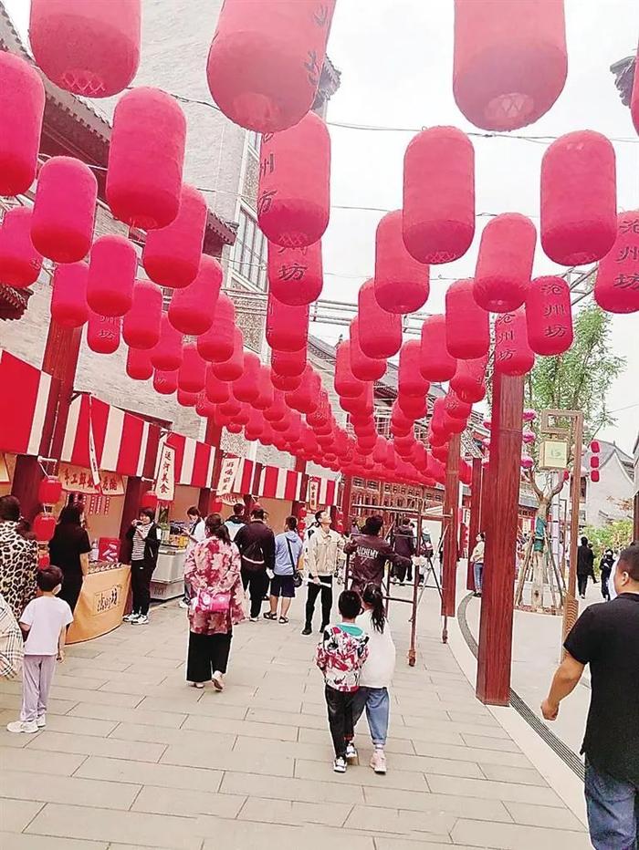 搶先“打卡”園博園里的滄州坊