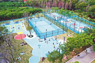 游園更方便空間更詩意 創(chuàng)新場景營造讓公園喜煥新貌