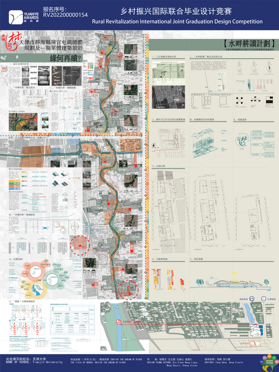 第二屆鄉(xiāng)村振興聯(lián)合畢業(yè)設(shè)計一等獎作品丨再續(xù)河夢REVIVE THE DREAM OF RI