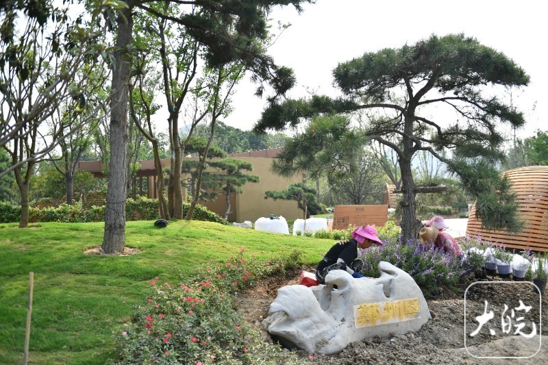 合肥園博園建設進入沖刺收尾 38個城市展園陸續完工