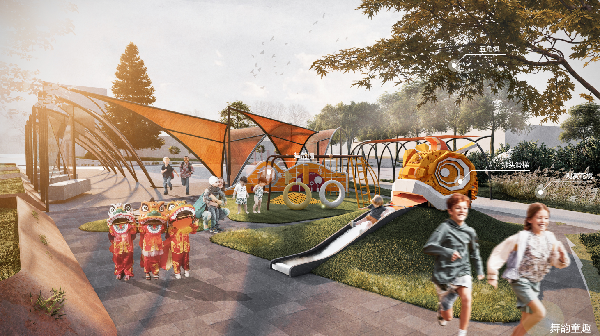 2023年河北省園林綠化設計競賽三等獎作品丨滄獅邀舞函