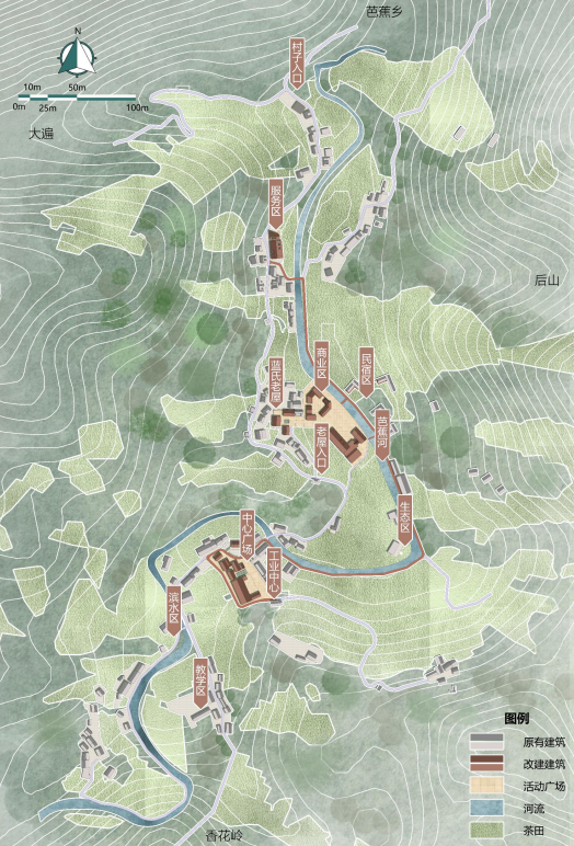 第二屆鄉村振興國際聯合畢業設計三等獎作品丨玉露緣起·傳承共生