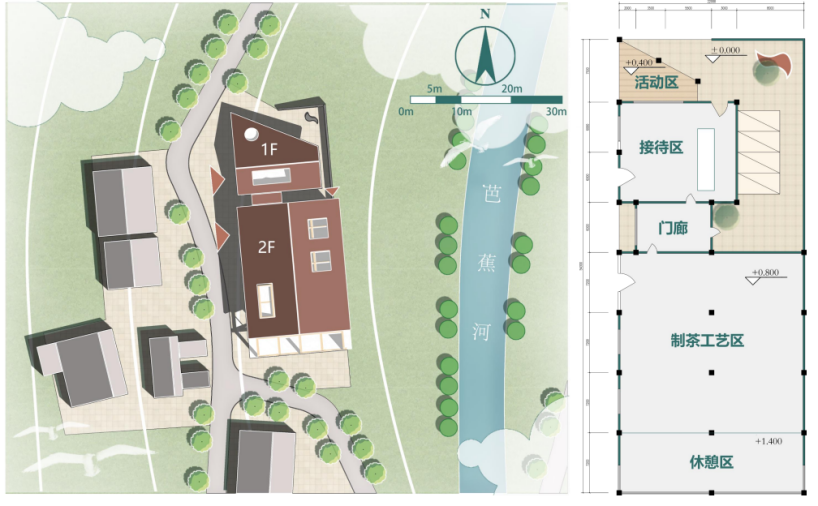 第二屆鄉村振興國際聯合畢業設計三等獎作品丨玉露緣起·傳承共生