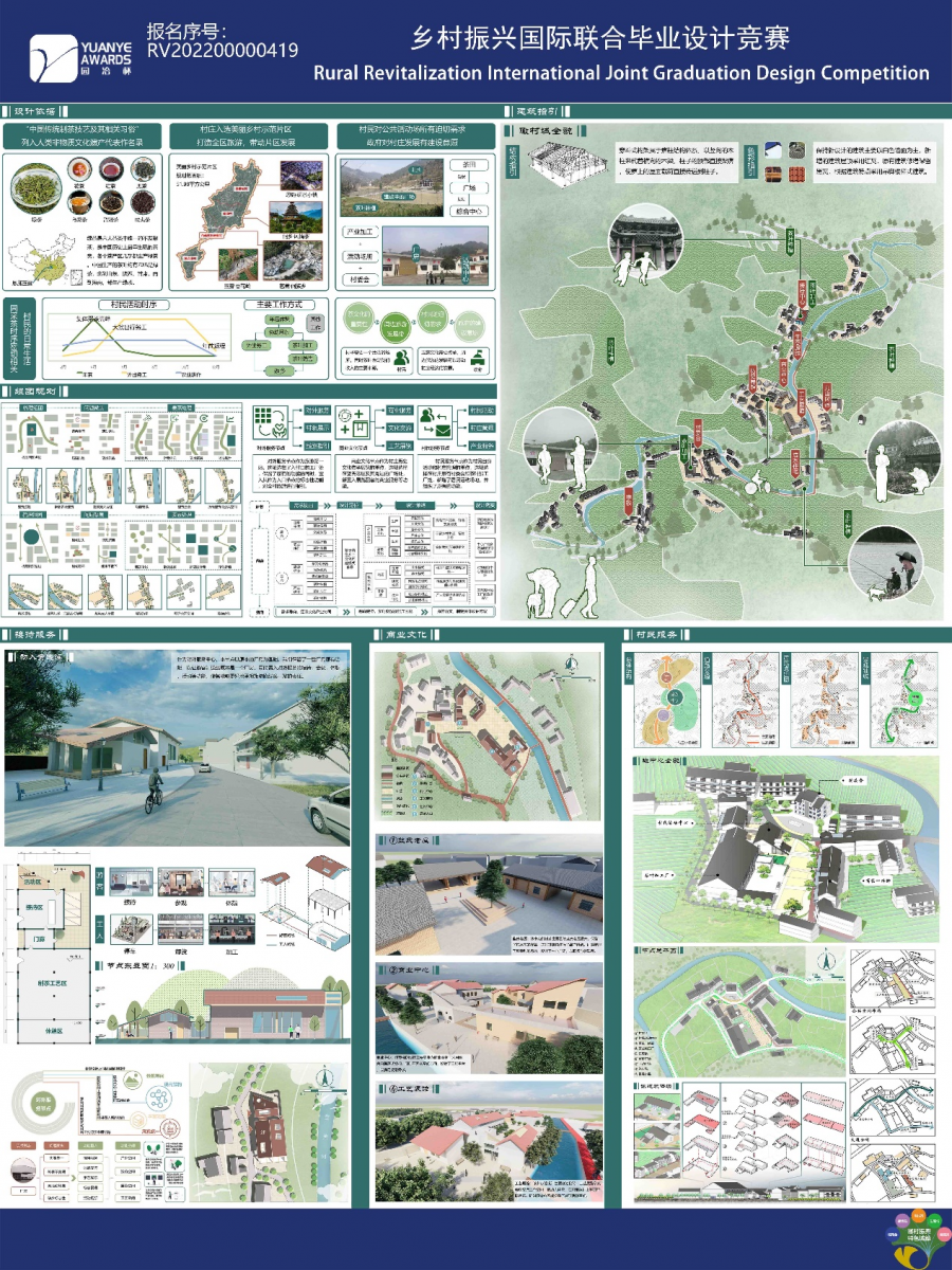 第二屆鄉村振興國際聯合畢業設計三等獎作品丨玉露緣起·傳承共生
