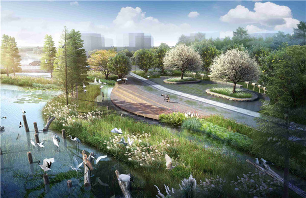 園冶杯參賽作品丨武漢中法半島小鎮(zhèn)生態(tài)修復(fù)規(guī)劃設(shè)計(jì)