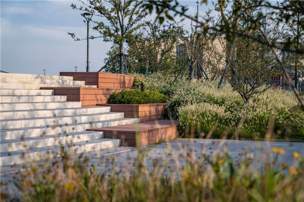 無錫太湖流域小溪港魚咀公園