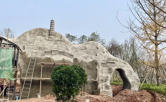 成都世園會首批展園已基本呈現