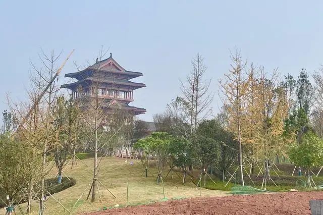 成都世園會首批展園已基本呈現