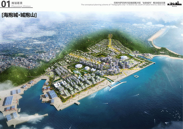 園冶杯參賽作品| 阿塞拜疆巴庫“全息城市”規劃