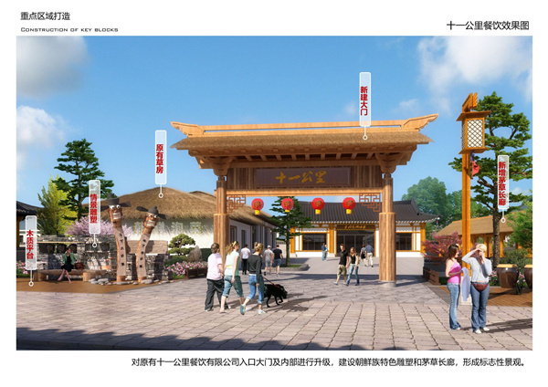 園冶杯參賽作品| 烏蘭哈達鎮(zhèn)三合村步行街