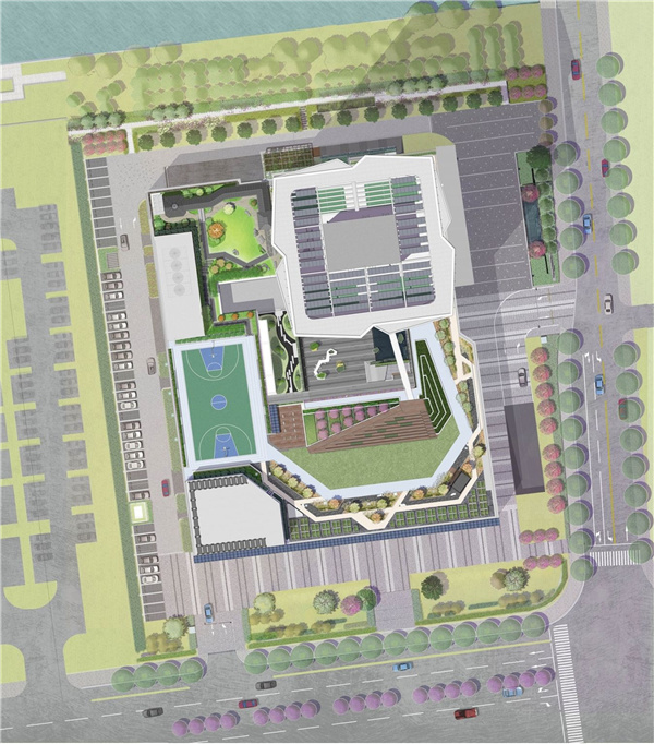 園冶杯參賽作品 | 啟迪設(shè)計大廈總部辦公樓景觀