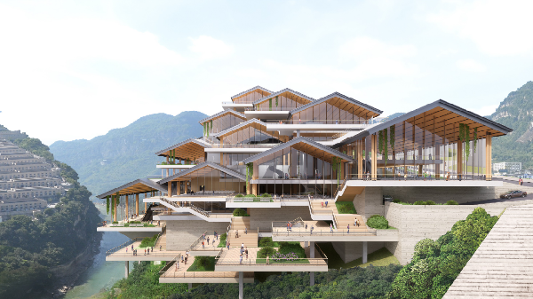 古藺國際建筑設計競賽結果，四家方案展示