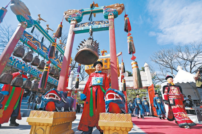 北京：日壇公園重現春分祭日大典
