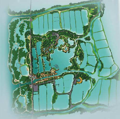 深圳西部海上田園風光度假村設計