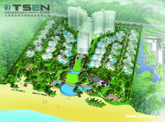 海南文昌大寶礁度假中心景觀設計