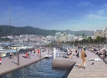 深圳南澳月亮灣海岸帶改造