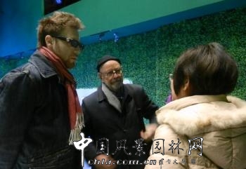 26日皮特?沃克到第九屆園博會現場進行勘查