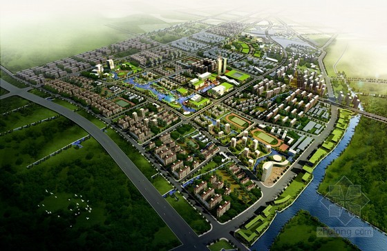 上海嘉定區(qū)城北站大型居住社區(qū)