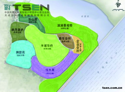 安徽合肥楓丹紫蓬山莊總體規劃設計