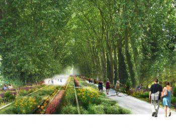 景觀設計案例之法國謝爾省貝里運河堤岸