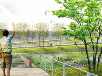 景觀設(shè)計(jì)案例之愛爾蘭科克市碼頭濱海公園