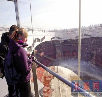 鳥巢“空中觀光走廊”迎客