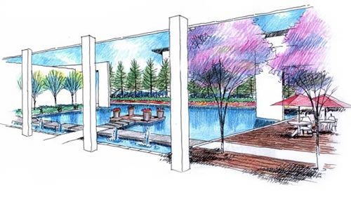 成都錦和中心景觀設(shè)計