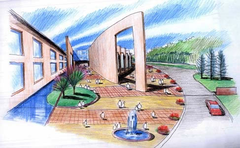 成都錦和中心景觀設(shè)計