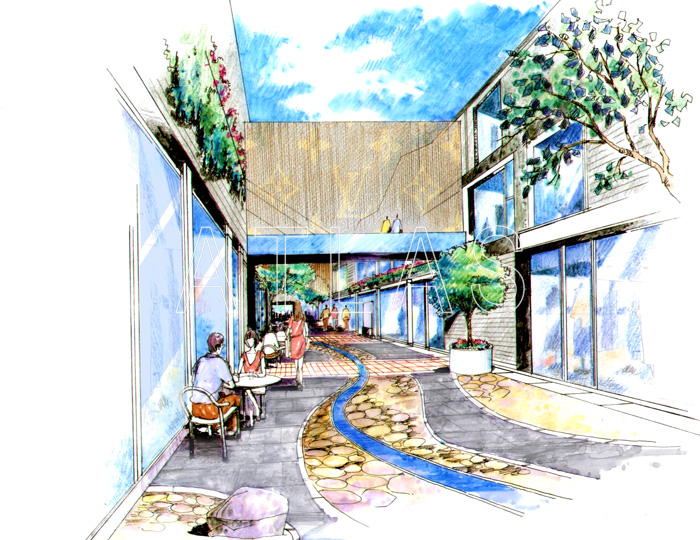 天津市老城廂堂中堂商業(yè)街景觀設(shè)計(jì)