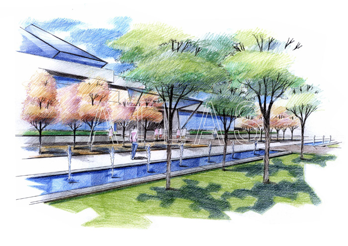 浙江杭州美術(shù)館經(jīng)景觀設(shè)計