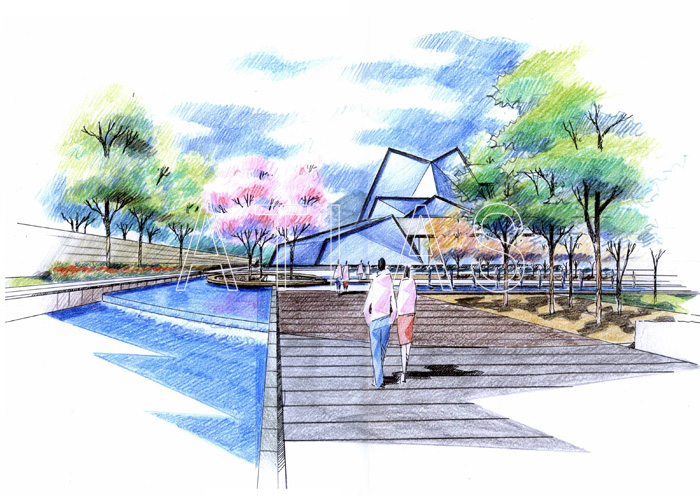 浙江杭州美術(shù)館景觀設(shè)計