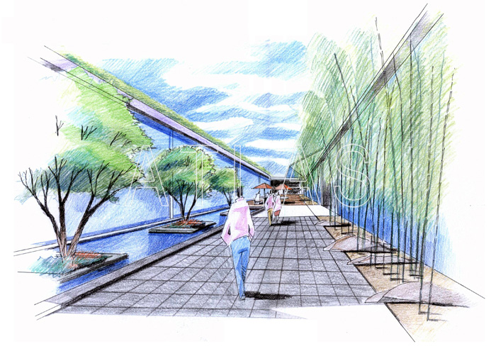 浙江杭州美術(shù)館景觀設(shè)計