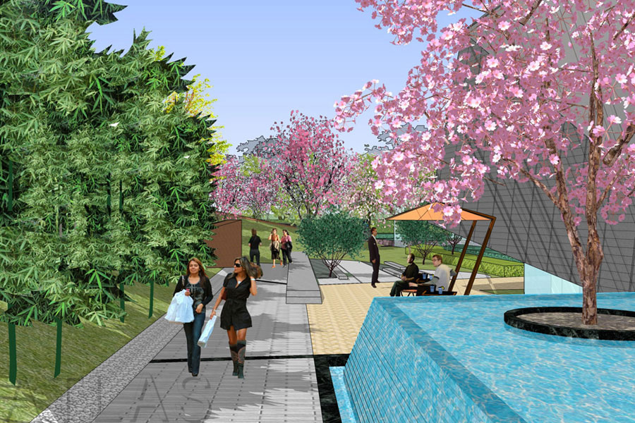 成都嘉年華雙流“棠屋”住宅小區(qū)景觀設計