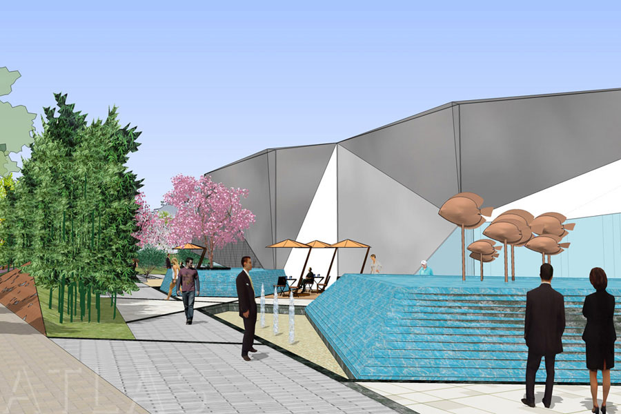 成都嘉年華雙流“棠屋”住宅小區景觀設計