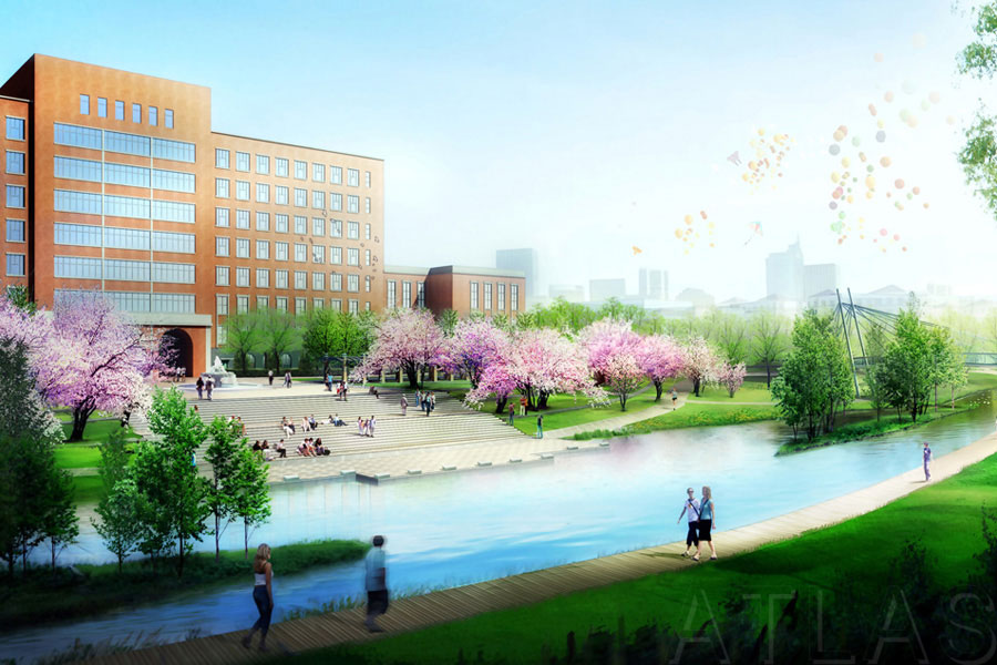 秦皇島六河改造濱水景觀設計