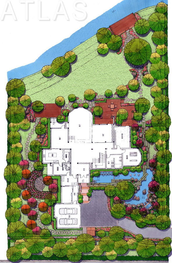 杭州桃花源別墅景觀設(shè)計