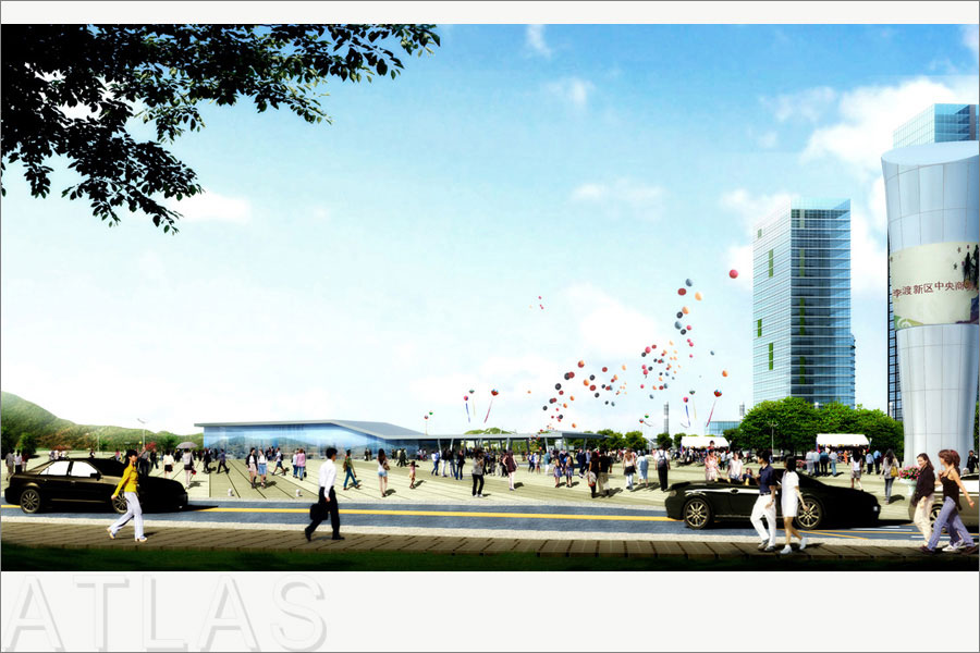 重慶涪陵李渡新區(qū)迎賓廣場(chǎng)