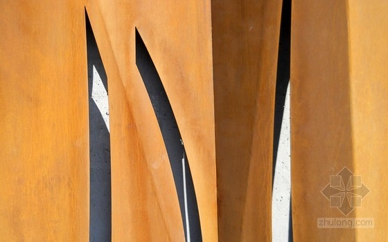 lania 景觀設計公司設計的胭脂色景觀墻 園林小品|規劃設計