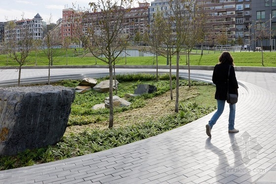 西班牙畢爾巴鄂Campa de Los Ingleses公園圖紙 公園綠地