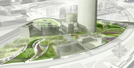 西班牙畢爾巴鄂Campa de Los Ingleses公園圖紙 公園綠地