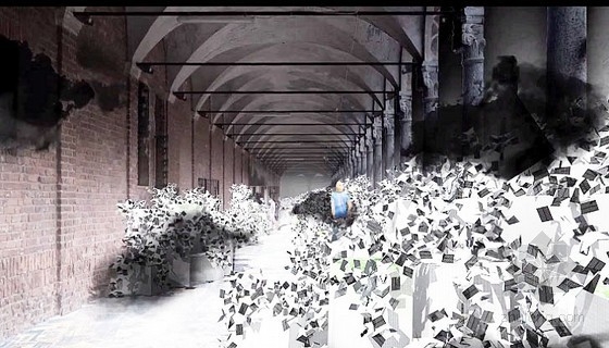 米蘭設(shè)計周上展出的太陽能城市景觀