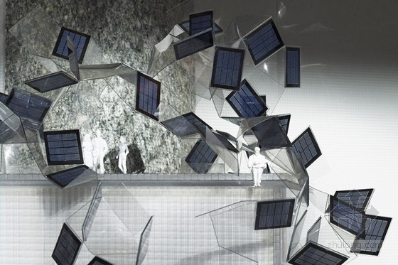 米蘭設(shè)計周上展出的太陽能城市景觀