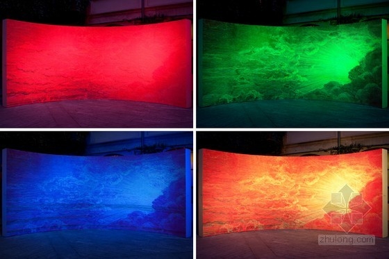 紅綠藍(lán)幻彩景觀