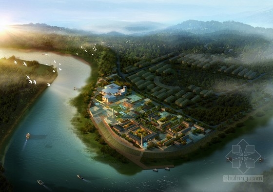 畢路德設計的四川瀘州濱江規(guī)劃方案
