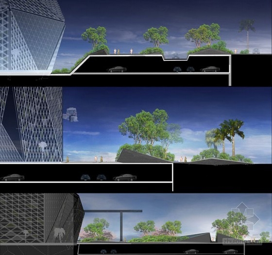 阿卜杜拉國王金融區會議中心公共景觀