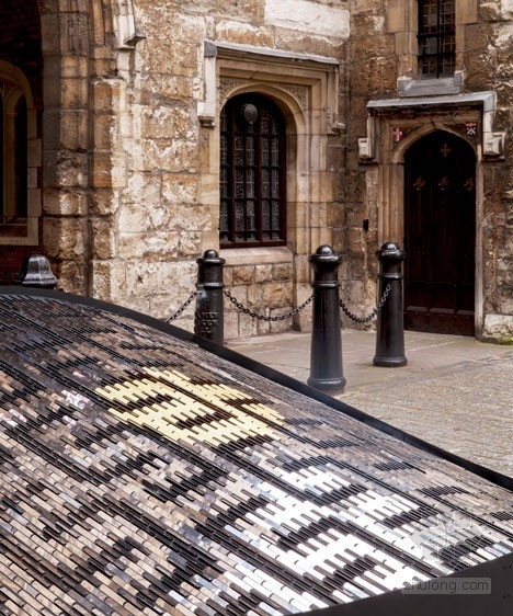 Giles Miller設計的“建筑之心”景觀小品